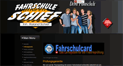 Desktop Screenshot of fahrschule-schief.de