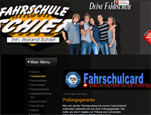 Tablet Screenshot of fahrschule-schief.de